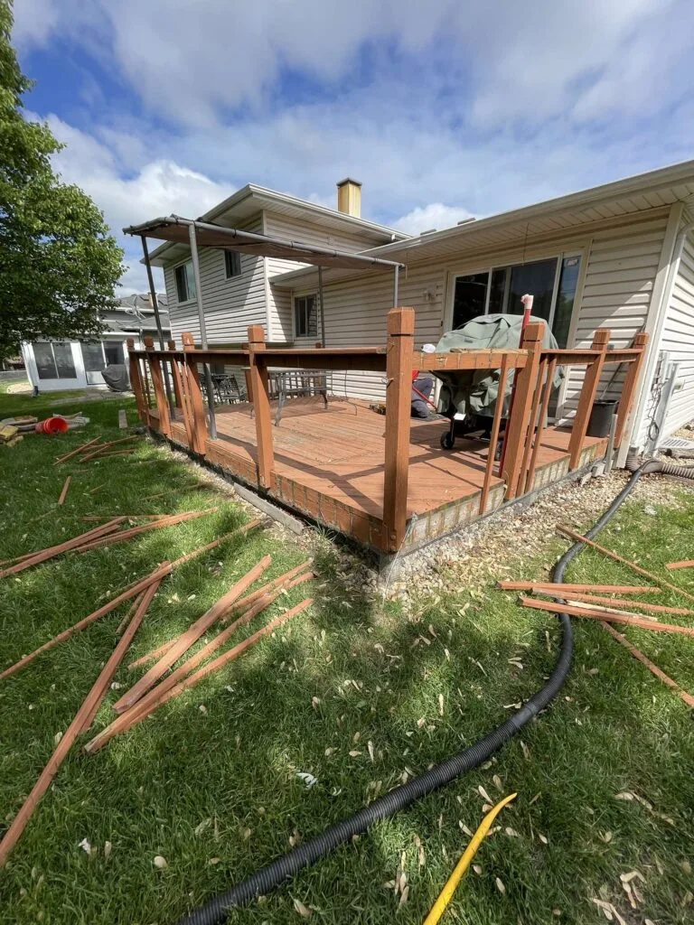 Decking Demo in Glendale Heights