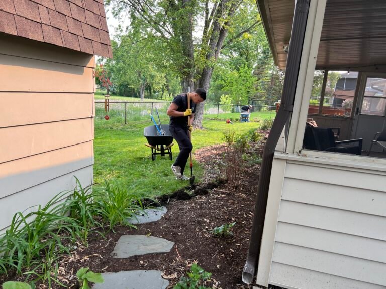 Flower bed clean up elk grove village