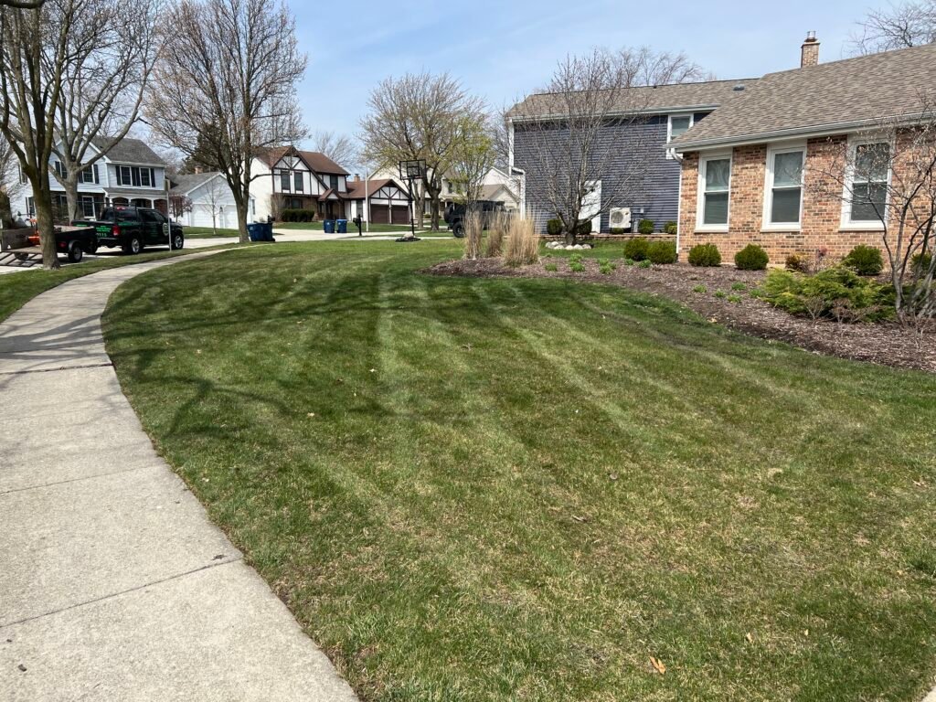 Lawn mowing in Schaumburg, Spring clean ups, aeration